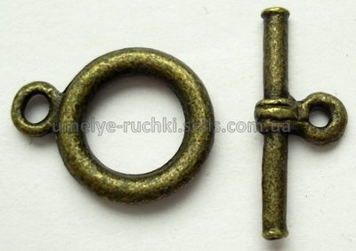 Застёжка "тоггл" античная бронза (код Т-03-14) Т-03-14 фото