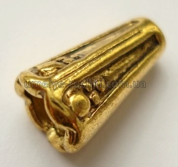 Конусы металлические 13мм античное золото, 2шт/уп CM-05-01 фото