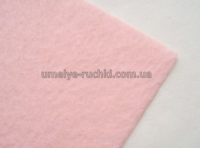 Фетр персиково-розовый 1мм листовой 30х20см F-01-34 фото