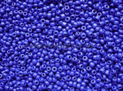 Бисер китайский мелкий непрозрачный тёмно-синий 1,5-2мм (код 3NB24/2) 25г 3NB24/2 фото
