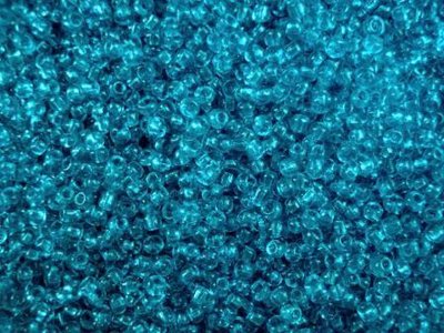 Бісер китайський дрібний прозорий темно-блакитний 1,5-2мм (код 3TB26) 25г 3TB26 фото